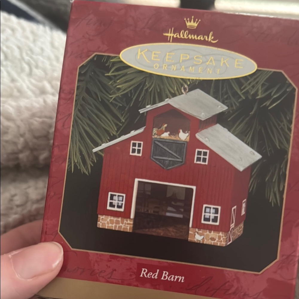 Hallmark Keepsake Red Barn Ornament